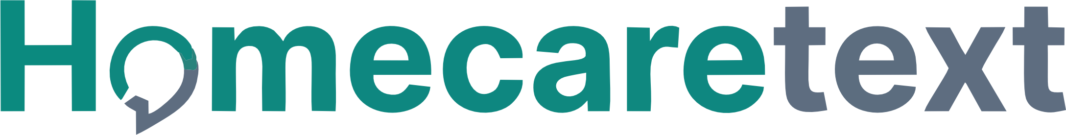 HomeCareText Logo